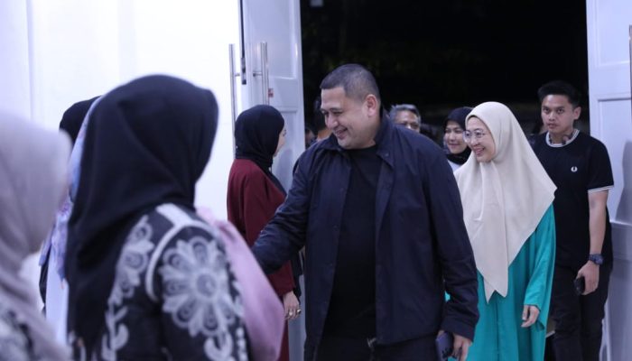 Melinda Aksa Sambut Wali Kota dan Wakil Wali Kota Makassar Pasca Retret di Magelang