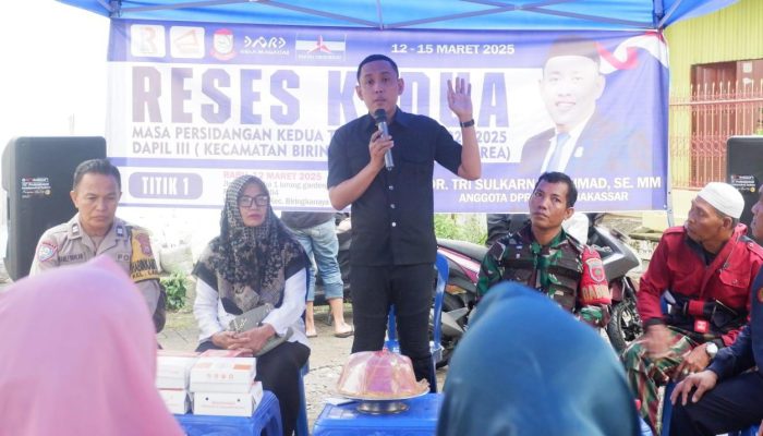 Tri Sulkarnain Ahmad Reses di Laikang, Bahas Air Bersih, KIS, Sampah, hingga Beasiswa