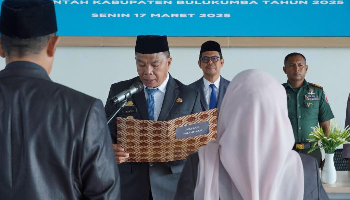Selter Sebelum Pilkada, Bupati Andi Utta Lantik 9 Eselon II