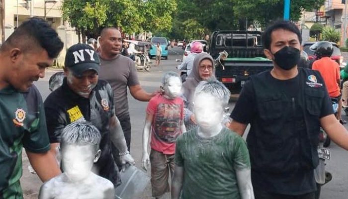 Dinsos Makassar Melalui Tim Terpadu Penanganan Anjal Tertibkan Manusia Silver