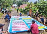 Wujudkan Transparansi Pemdes Turungan Baji Pasang Spanduk APBDes 2025