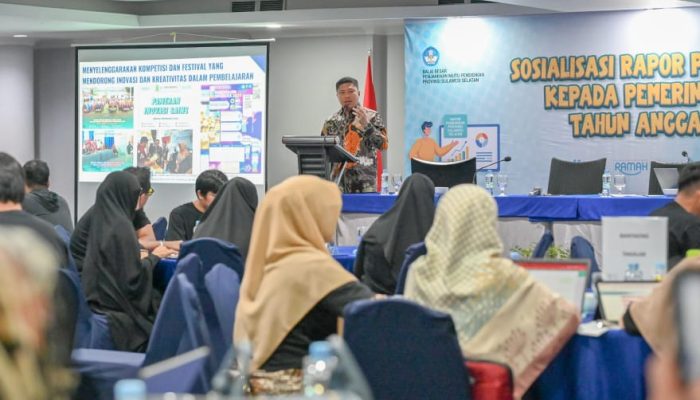 Kadisdik Sinjai Berbagi Praktik Baik pada Sosialisasi Rapor Pendidikan 2025 di Makassar