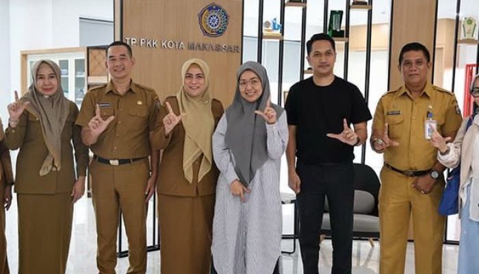 Dispus Kota Makassar Lakukan Audiensi Bersama TP PKK Kota Makassar Bahas Kegiatan Jendela Dunia Literasi