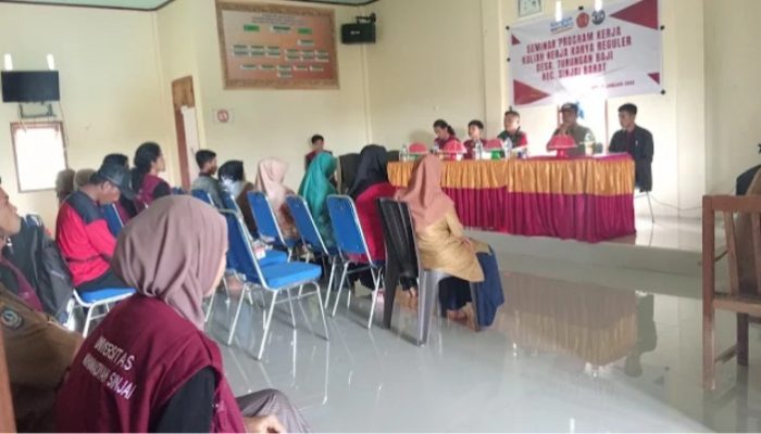 Hadiri Seminar Proker K3R Mahasiswa UMSi, Kades Turungan Baji Ajak Kolaborasi dengan Masyarakat