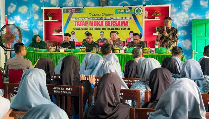 Kolaborasi Forkopimda dan Pemda Sinjai, Gelar Tatap Muka Bersama Siswa Wujudkan Generasi Berkualitas