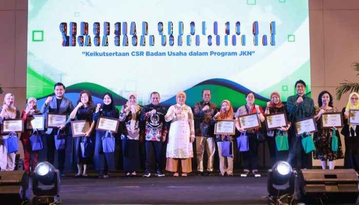 Didampingi Kadis Kesehatan, Wawali Aliyah Hadiri Gathering Badan Usaha Peduli Kesehatan Pekerja di Makassar