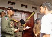 Bersama Kasatpol, Kadis PTSP dan Kadistaru Makassar, Pemprov Sulsel Tertibkan Bangunan Ilegal di Sudiang