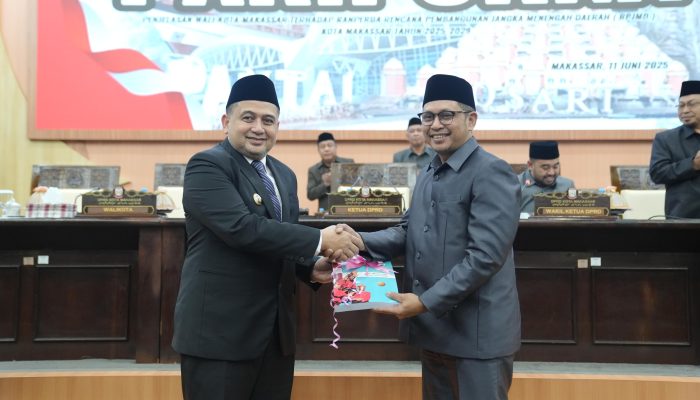 RPJMD Makassar Diketok, Munafri Paparkan Program Strategis di Paripurna DPRD Makassar