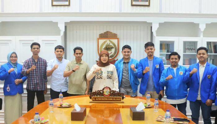 Didamping Sekdispora Makassar, Wawali Aliyah Terima Audiensi DPD KNPI