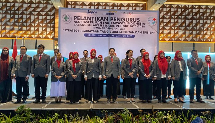 ARSSI Sulsel Resmi Dilantik, Fokus pada Kolaborasi dan Peningkatan Kualitas Pelayanan Kesehatan