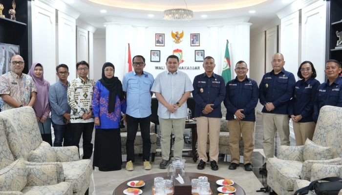 Didampingi Kepala BPKAD, Distaru, DLH, DPP dan DPMPTSP, Walkot Appi Terima Kunker Tim Bakamla RI