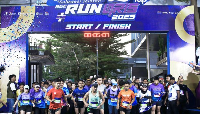 Makassar Terima 1.000 Bibit Pohon dari BMPD Peduli pada Ajang Sulawesi Run 2025