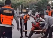 Dinas Perhubungan Kota Makassar Tertibkan Parkir Liar