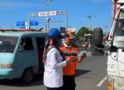Dishub Makassar dan Satlantas Polrestabes Tertibkan Truk Berat di Perbatasan Makassar–Maros
