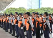 Kadishub Makassar Pimpin Apel Kesiapan Personil Lapangan di Tribun Karebosi