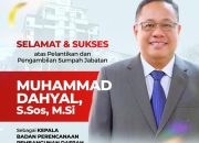 Muhammad Dahyal Resmi Dilantik sebagai Kepala Bappeda Kota Makassar