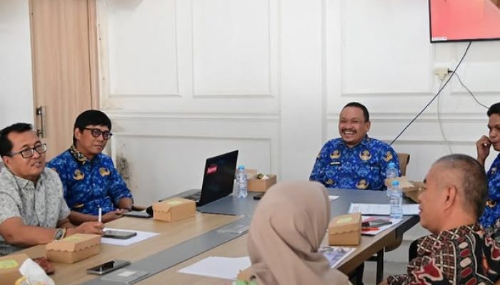 Disperkim Kota Makassar Terima Kunjungan Disperkim Kabupaten Bone Bahas Serah Terima Aset PSU