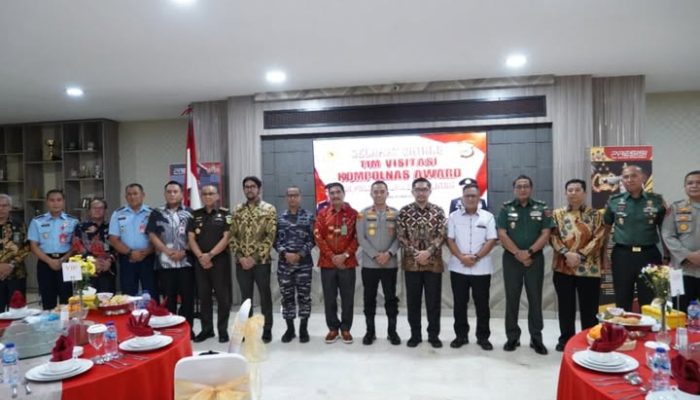 Ketua Komisi A DPRD Sulsel Hadiri Visitasi Kompolnas Award 2025 di Mapolda