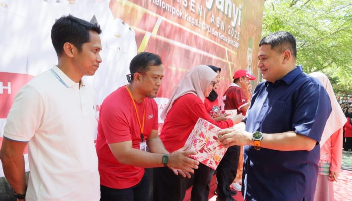 Kadis dan Sekdis Perhubungan Makassar Hadiri Porseni ASN 2025