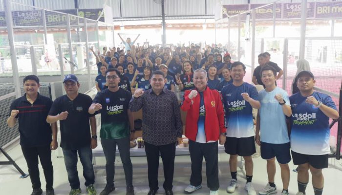 Bersama dr Fadli Ananda, Walkot Makassar Buka Losdoll Padel Tournament Vol. 1, Ajak Warga Hidup Sehat
