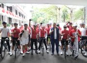 Wali Kota Makassar Lepas Touring Sepeda Merdeka 2025