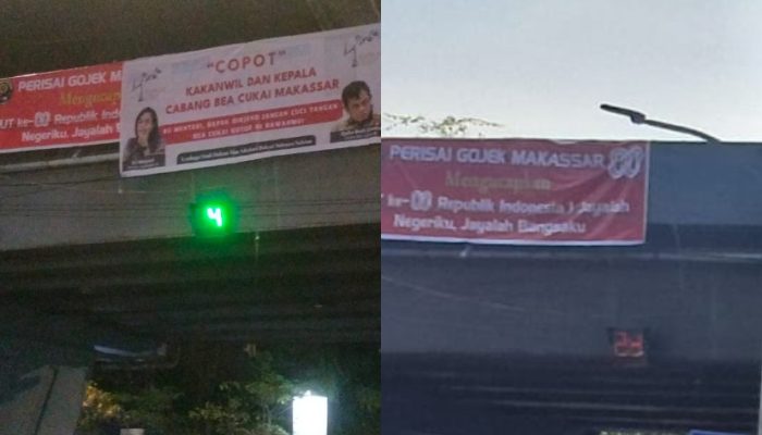 LASKAR Sulsel: Pencopotan Baliho Kritik Bea Cukai Adalah Bukti Tangan Jahat Sindikat Kepabeanan