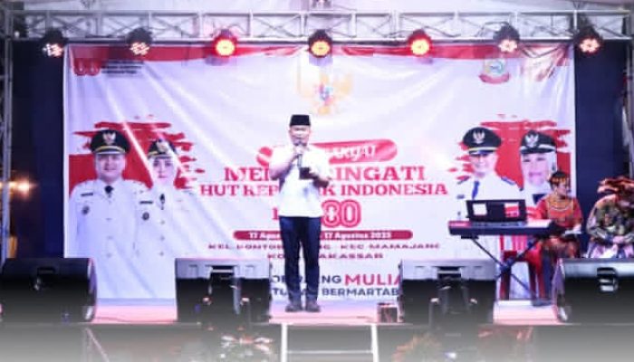 Hadiri Malam Pesta Rakyat, Camat Mamajang Sampaikan Apresiasi dan Ingatkan Wajib Pajak