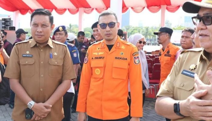 Sekretaris DPRD Makassar Hadiri Apel Gabungan Kesiapsiagaan Terhadap Bencana 2025