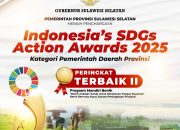 Sulsel Masuk Peringkat Terbaik II SDGs Action Awards Berkat Program Mandiri Benih