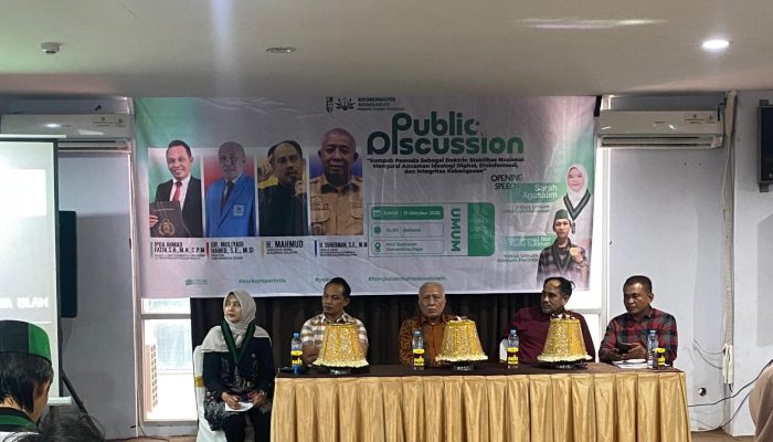 HMI Korkom Perintis Makassar Diskusi Publik: Sumpah Pemuda sebagai Benteng di Era Digital