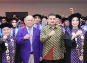 Dispar Dampingi Wali Kota Paparkan peluang Ekonomi Kreatif Kepada Wisudawan Polimedia PSDKU Makassar