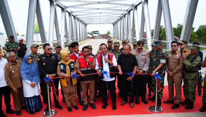 Jembatan Sungai Malake Diresmikan: Akses Warga Sidrap-Wajo Kini Lebih Cepat