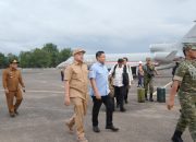 Appi dan Yasir Machmud Jemput Langsung Menhan Sjafrie Sjamsoeddin di Lanud Sultan Hasanuddin