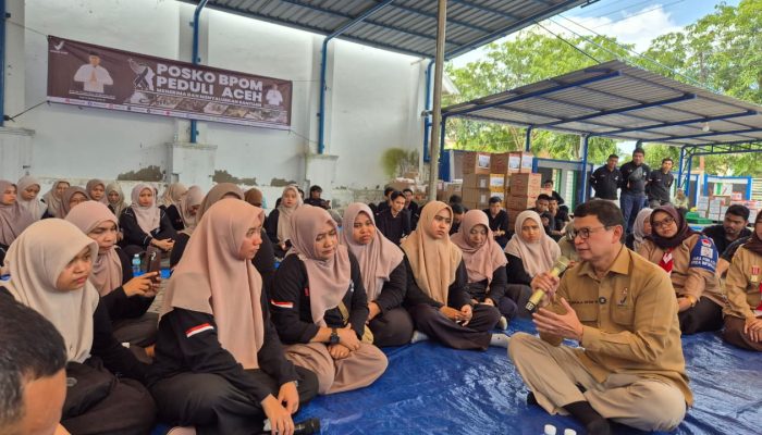 Taruna Ikrar Temui Warga Aceh, Dirikan Posko BPOM Peduli Banjir ada Konseling dan Warkop Relawan: Kami Datang sebagai Sahabat