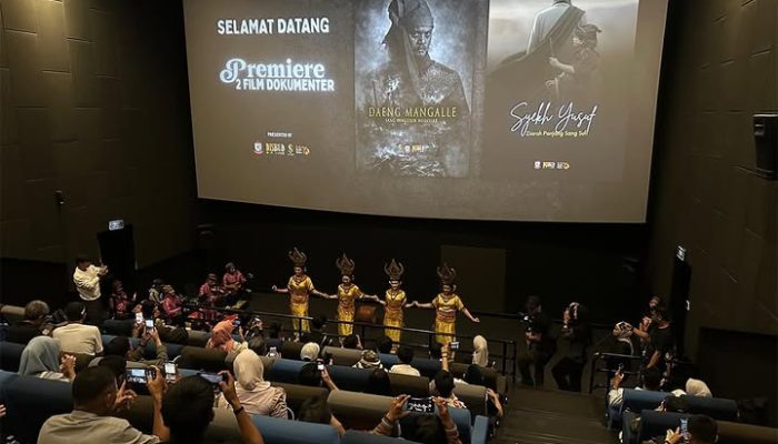 Dukung Subsektor Film, Dispar Makassar Hadiri Gala Premiere Dokumenter Daeng Mangalle dan Syekh Yusuf