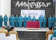 Melinda Aksa Lantik 13 Ketua TP PKK Kecamatan dan Kukuhkan Bunda PAUD Kecamatan