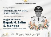 Gubernur Sulsel Andi Sudirman Sampaikan Duka Cita Atas Wafatnya Wagub Sulbar Salim S Mengga