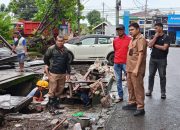 Lapak PKL Kambing 34 Tahun Tutupi Drainase, di Manuruki Kini Ditertibkan