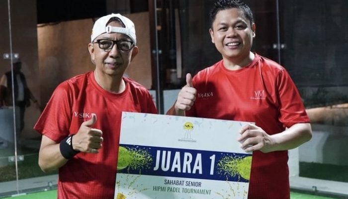 Rudal Gelar HIPMI Padel Senior, Paket Yasir Machmud—RinggoBoy Juara 1
