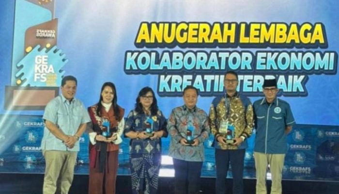 Andi Seto Asapa Terima Gekrafs Awards 2026, Apresiasi untuk Pengembangan Ekonomi Kreatif