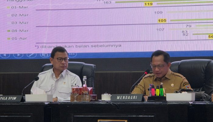 Mendagri Tito Karnavian dan Kepala BPOM Taruna Ikrar Konsolidasikan Kepala Daerah, Perkuat Pengawasan Obat dan Makanan di Seluruh Indonesia
