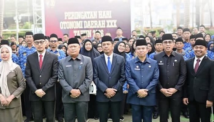 Kepala Disperkim Makassar Hadiri Upacara Peringatan Hari Otonomi Daerah ke-30