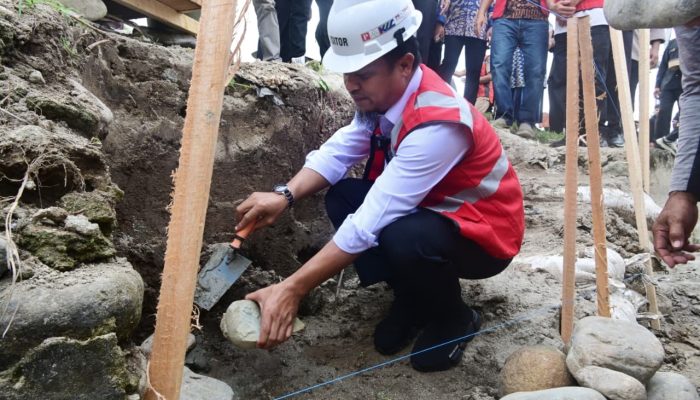 Groundbreaking Paket 4 MYP Irigasi, Gubernur Sulsel Dongkrak Produktivitas Pertanian di Luwu Raya