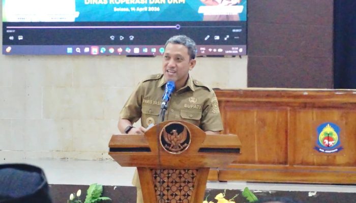 Bupati Jeneponto Resmikan Kegiatan Verifikasi dan Pemutakhiran Data UKM Tahun 2026