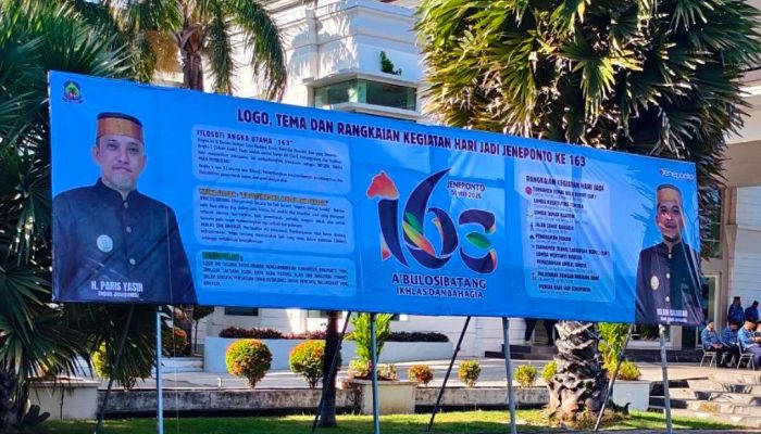 Hari Jadi Jeneponto ke-163 Resmi Dimulai, Usung Semangat “A’bulo Sibatang, Ikhlas dan Bahagia”