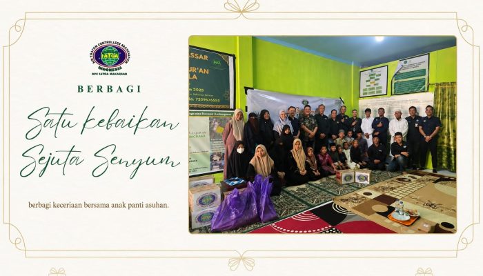 Berbagi Berkah dan Kebahagiaan, IATCA Makassar Kunjungi Panti Asuhan Al-Afdal Mujahid