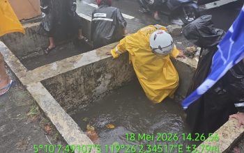 Gerak Senyap PU Makassar, Genangan di Sejumlah Titik Strategis Berhasil Surut