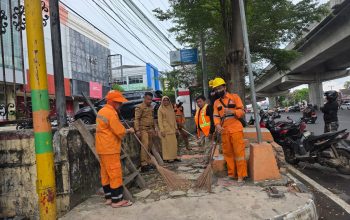 Respons Aduan Publik, Kecamatan Panakkukang Benahi Trotoar Jalan Nasional di Pettarani