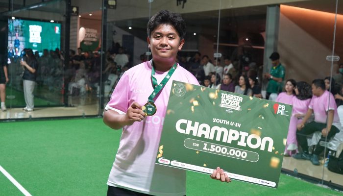 Yasika Raja Aditya Putra Yasir Machmud Juara Inersia Padel Tournament Makassar