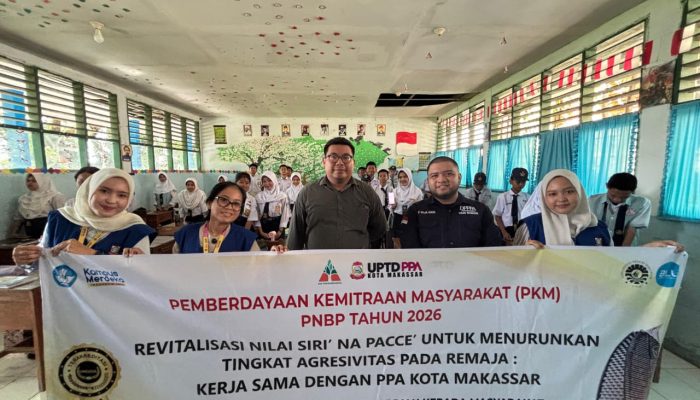 Revitalisasi Nilai Siri’ Na Pacce, Cara Inovatif Fakultas Psikologi UNM dan UPTD PPA Makassar Tekan Agresivitas Remaja